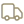 Simple line drawing of a delivery truck icon, shown in light brown on a white background.