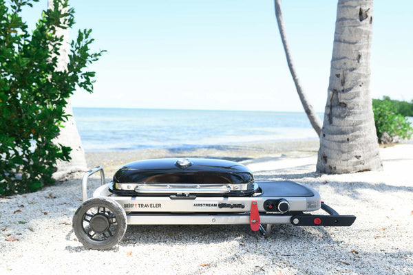 The Airstream Weber Traveler® Portable Gas Grill Bundle